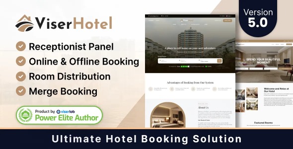 ViserHotel - Ultimate Hotel Booking Solution