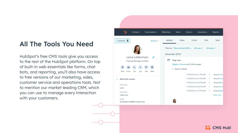 HubSpot Free CMS screenshot 5