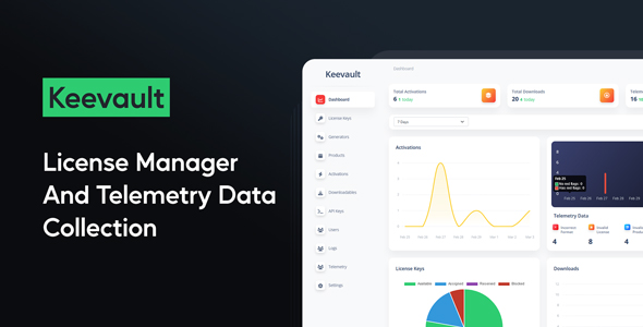 Keevault - Software License Manager and Telemetry Data Collection 화면 2