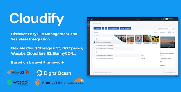 Cloudify - Self-Hosted File Manager and Cloud Storage 화면 2