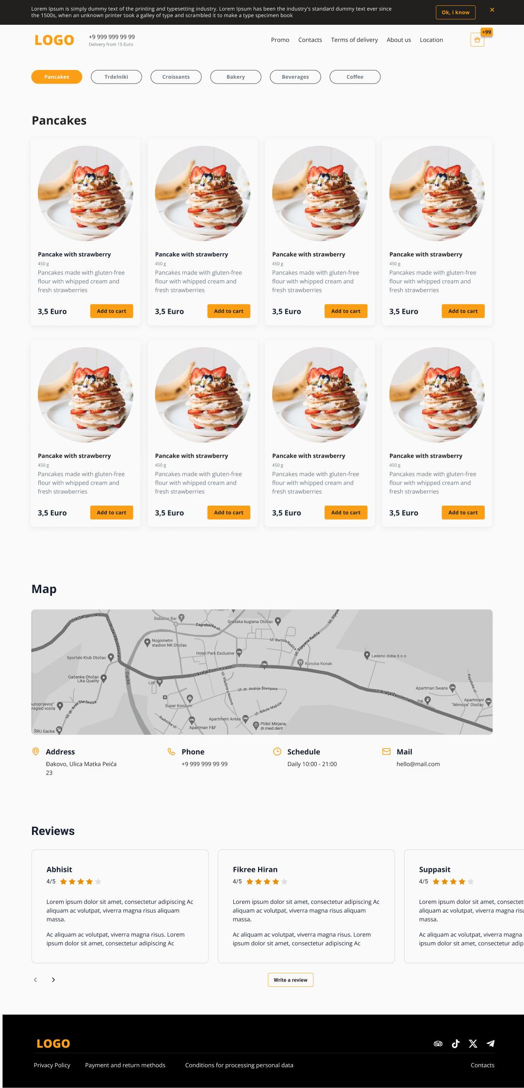 RestoApp の画面 2