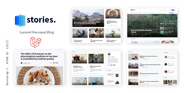 Stories - Laravel Creative Multilingual Blog 화면 2