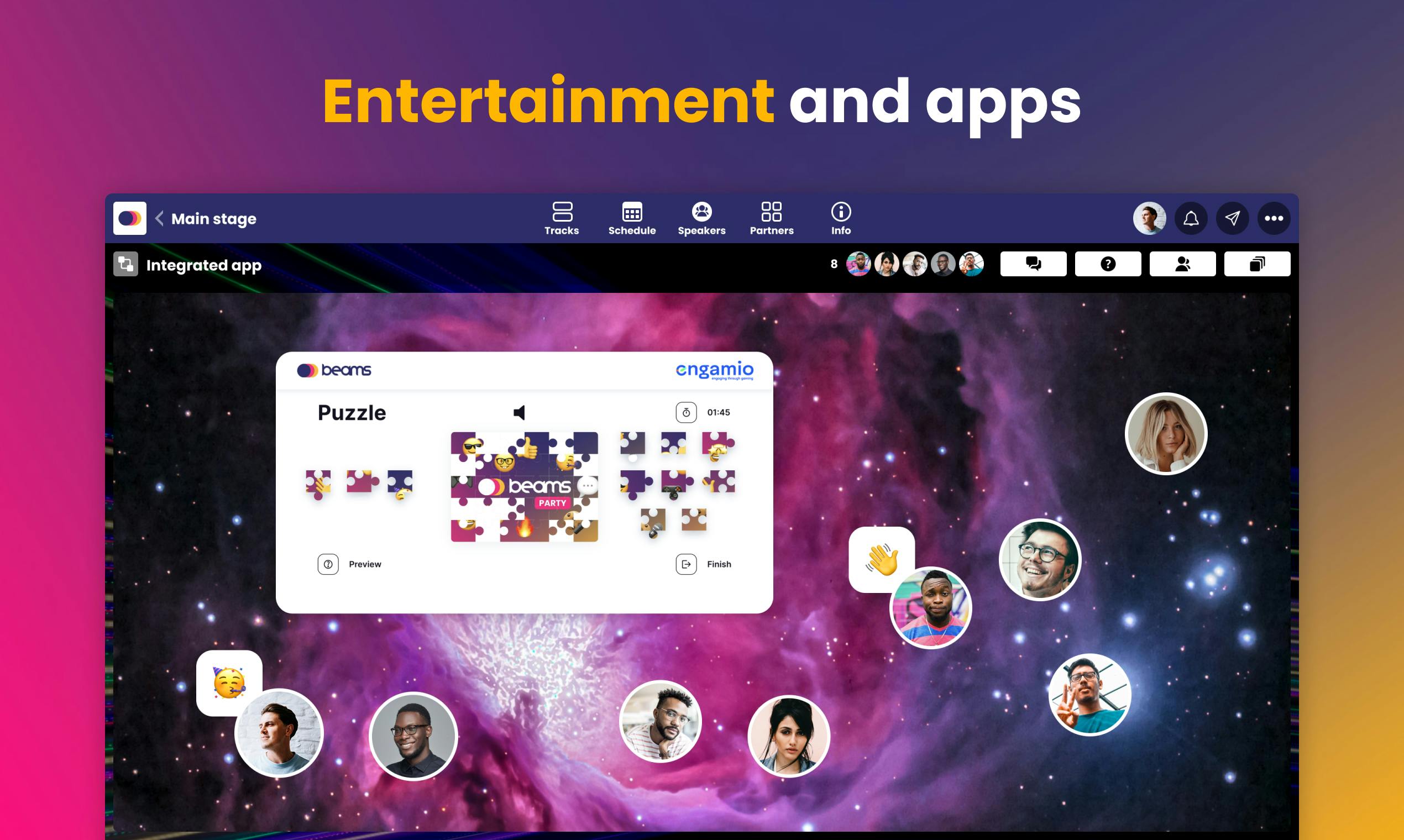 Beams Virtual Event Platform の画面 7