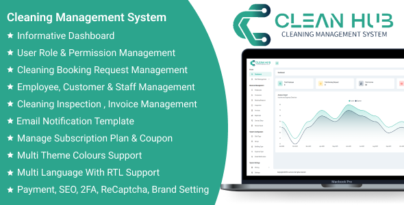 CleanHub SaaS - Cleaning Management System screenshot 1