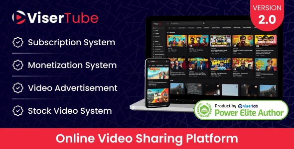 ViserTube - Online Video Sharing Platform の画面 1