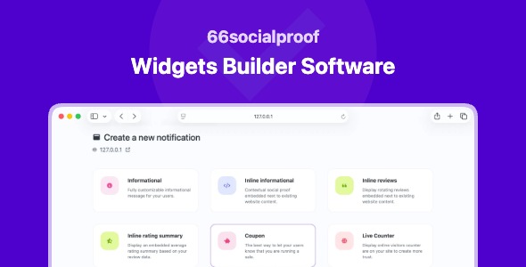 66socialproof - Social Proof & FOMO Widgets Notifications (SAAS) screenshot 2