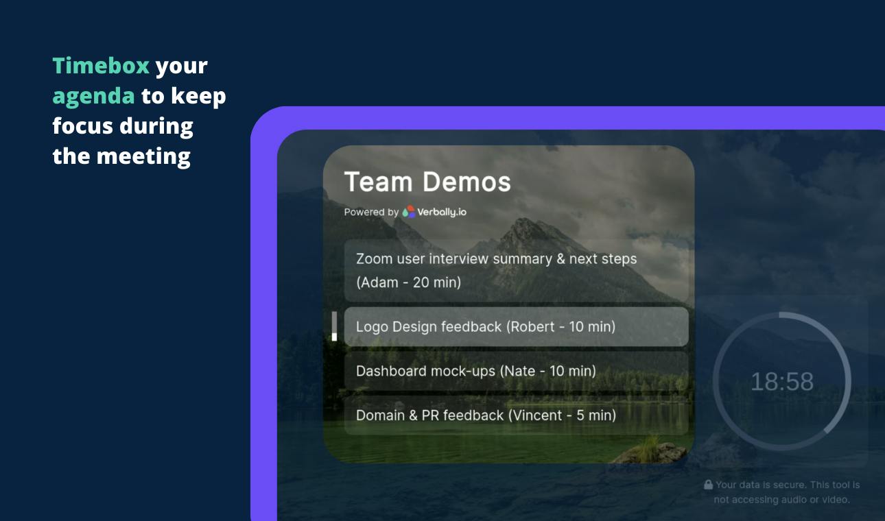 Verbally for Google Meet screenshot 5