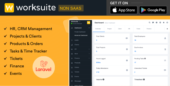WORKSUITE - HR, CRM and Project Management 화면 2