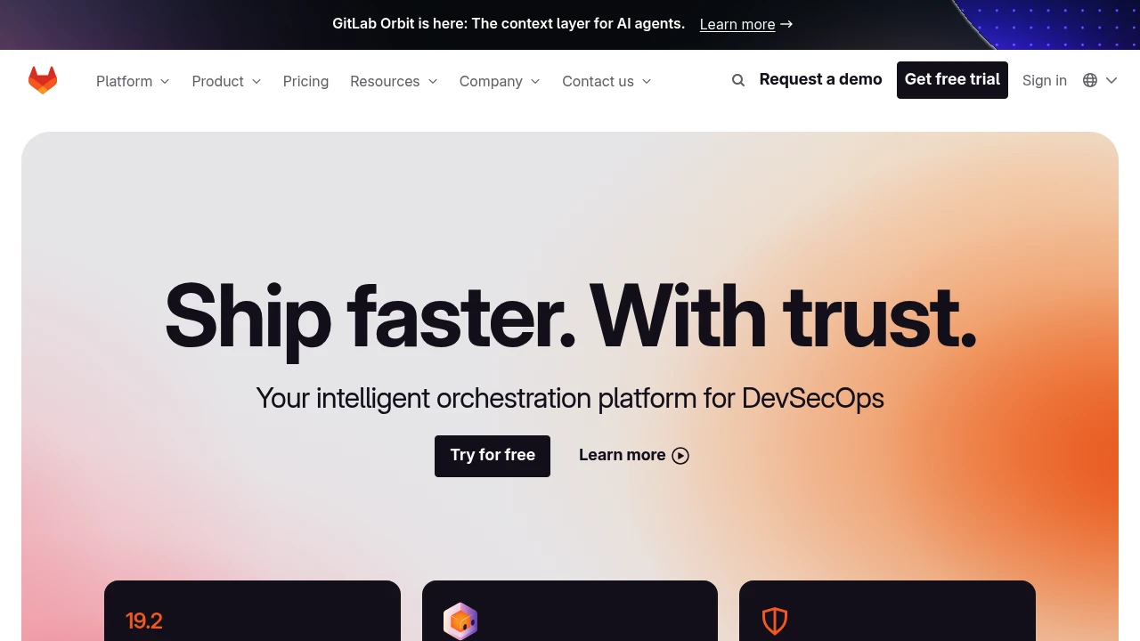 GitLab 화면 1