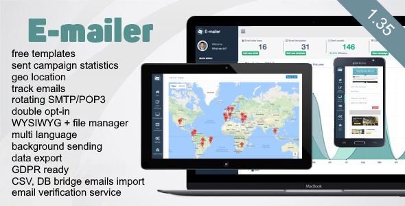 E-mailer, newsletter & mailing system screenshot 3